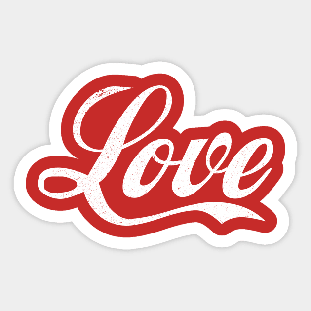 Love Sticker by TheAllGoodCompany